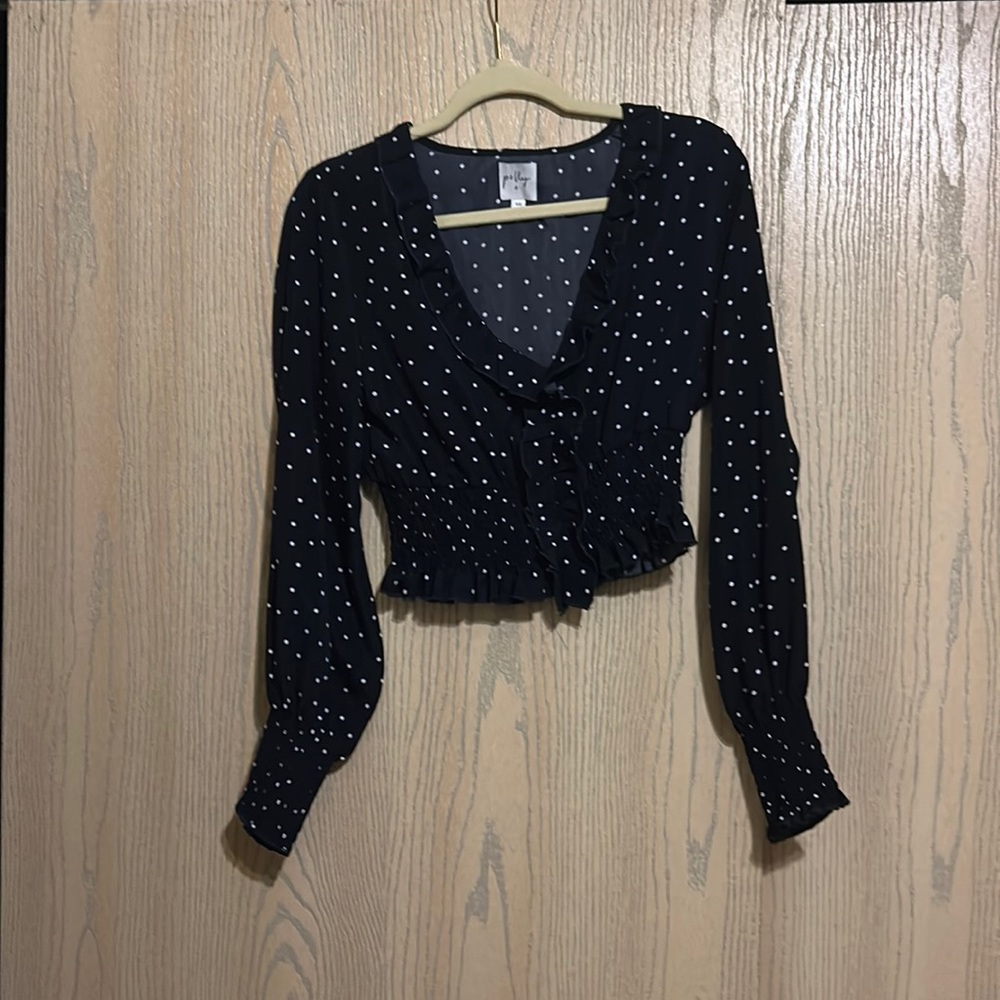 Spotted blouse